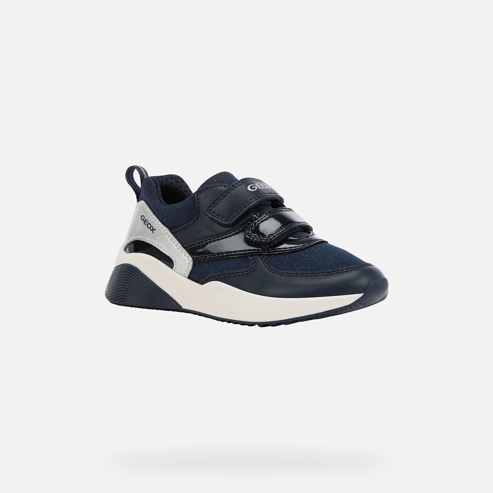 Geox Sneakers Navy Sinead - Geox Girls Shoes - XMARTI478